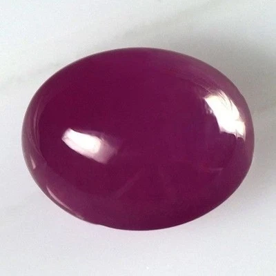 Natural Red Ruby Oval Cab 11x9 mm 5.93 cts Unheated Madagascar loose Gemstones - Image 1 of 2