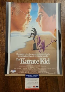 RALPH MACCHIO SIGNED 11X14 PHOTO KARATE KID POSTER PSA/DNA AUTHENTICATED P33275 - Picture 1 of 4
