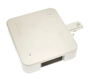 Philips Lightolier 6099WH Lytespan PowerTrip Track Light Canopy, Live End Feed - Picture 1 of 8