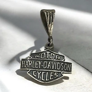 Harley Davidson .925 Schild Logo Biker Anhänger - Bild 1 von 2