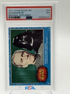 1977 OPC Star Wars #64 Governor of the Imperial Outlands- PSA 7 - Picture 1 of 2