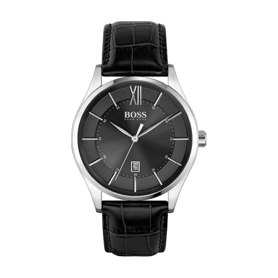 Reloj de Hombre HUGO BOSS DISTINCTION 1513794 Cuero Negro - Imagen 1 de 1