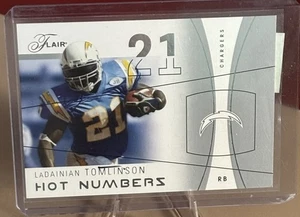 2004 Flair - Hot Numbers LaDainian Tomlinson #27 HN /500 - Picture 1 of 1
