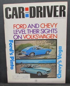  September 1970 Car and Driver magazine - Imagen 1 de 1