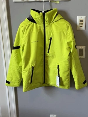 Obermeyer Kids Fleet Jacket Kids Youth Large - Yellow Spark $169.95 MSRP NEW - Image 1 of 3