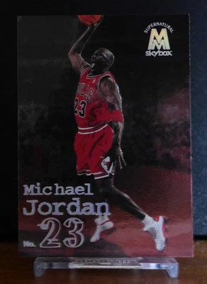 1998-99 Skybox Molten Metal #141 Michael Jordan Supernatural Chicago Bulls Card - Image 1 of 2