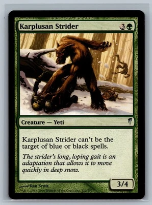Magic The Gathering Coldsnap Karplusan Strider #112/155 MTG TCG CCG - Image 1 of 2