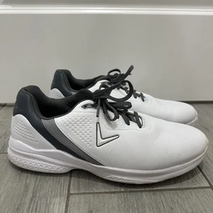 Mens Callaway Solana TRX v2 Leather White Grey Shoes CG220WGY  Sz 11.5 D - Picture 1 of 16
