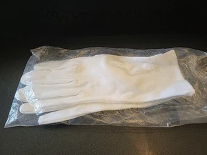US Marine Corps White cotton Dress gloves dress Blue uniform SIZE SMALL - Picture 1 of 3