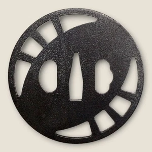 Espada Tsuba Katana Montaje Hanzo Shimenawa Hierro Calado Réplica Moderna Nueva - Imagen 1 de 2