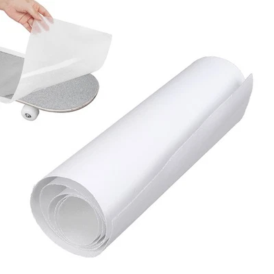 Carta Vetrata per Skateboard, Nastro Antiscivolo Trasparente per Skateboard, ... - Immagine 1 di 4