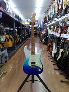 Fender Player Plus Strat HSS Electric Guitar Blue Gradation w/ Case Tremolo - Picture 1 of 14