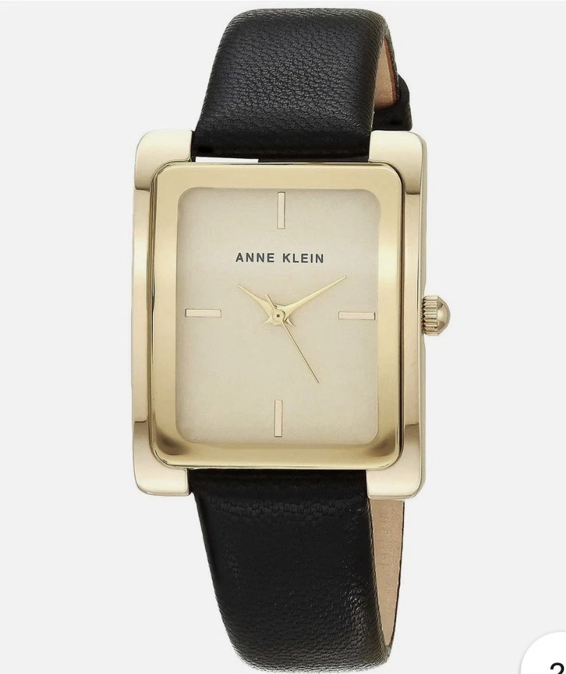 Anne Klein Women's Leather Strap Watch Ak/2706