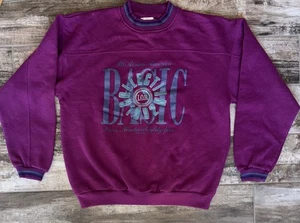 Vintage 1992 IOU World Class Damen Sweatshirt mit Stehkragen Basic Collection Größe XL M - Bild 1 von 7