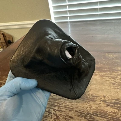 BMW Z3 1996-2002 bota de cambio manual de cuero negro genuino OEM. U Foto 1 de 4