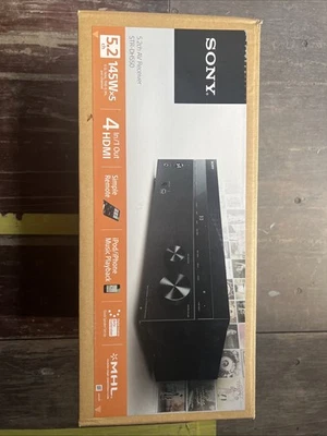 Sony STR-DH550 5.2ch 4K AV Receiver 4 in/1 Out HDMI Bundle - Image 1 of 2