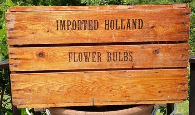 Tulip Shipping Crate Handmade Vintage - Image 1 of 4
