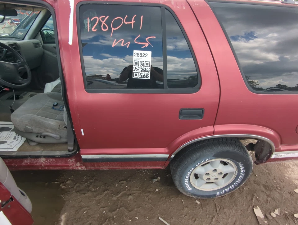 1996 Chevrolet Blazer Driver Rear Door Window Oem LQGPJ Foto 1 de 1