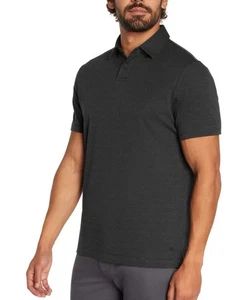 Banana Republic Luxe Touch Performance Poloshirt, schwarz Small, feuchtigkeitsableitend - Bild 1 von 4