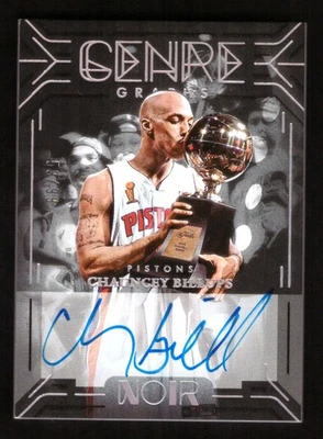 2024-25 Panini Noir Chauncey Billups Genre GenreGraphs Auto 59/99 Pistons - Image 1 of 2
