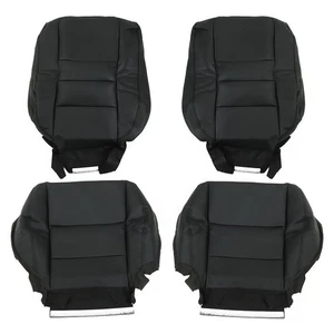 Labwork Seat Cover For Honda Accord 2008-2012 Both Side Bottom Top Leather Black - Picture 1 of 13