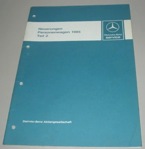 Werkstatthandbuch Mercedes W 124 230 E 300 E 201 190 E 2,3 16V + Diesel 2,5 1985 - Picture 1 of 1
