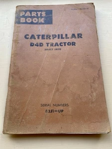 CAT Caterpillar D4D Parts Book Direct Drive SN 82J1 And Up UEO70118 - Picture 1 of 4