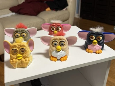 Lote de 5 Furby Vintage McDonalds Happy Meal Toy 1998 diferentes Foto 1 de 4