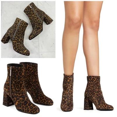 Nuevo en caja $1,050 Botines Giuseppe Zanotti para mujer Sveva con estampado de leopardo Talla: 40.5 Foto 1 de 4