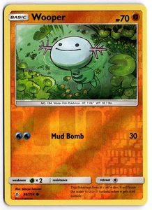 Pokemon TCG Wooper 96/214 SM - Unbroken Bonds Common Reverse Holo - Picture 1 of 1