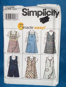 Simplicity Pattern Girls Skort Jumper Uncut 7268 MAP - Picture 1 of 4