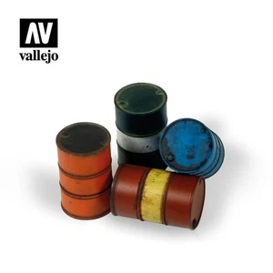 VALSC204 - Vallejo Scenics - 1:35 Modern Fuel Drums - Picture 1 of 1