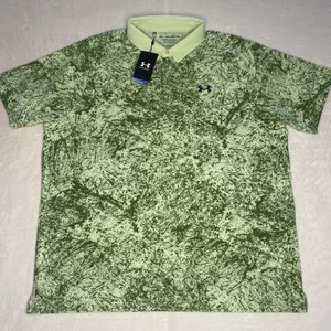 under armour iso chill polo xxl shirt Grün Neu mit Etikett UA Loose Golf 1383159-383 - Bild 1 von 5