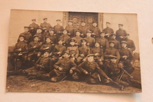 Feldpost AK - Soldaten , Gruppenfoto - Bild 1 von 2