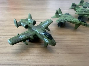 LOT (4) Micro Machines Military Modern era Jets Including A-10 Thunderbolt - Picture 1 of 14