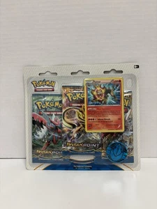 POKEMON XY BREAKPOINT CONFEZIONE DA 3 BLISTER - PROMO PYROAR - SIGILLATO in fabbrica - Foto 1 di 2