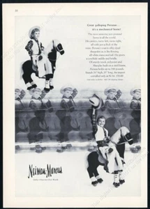 1965 Neiman Marcus Perunas ride on mechanical horse toy photo vintage print ad - Picture 1 of 7