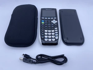 Texas Instruments TI-84 Plus Silver Graphing Calculator - w/Cover- Tested - Picture 1 of 11