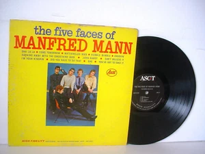 MANFRED MANN The Five Faces Of Manfred Mann Original US LP 1965 ASCOT ALM 13018 - Picture 1 of 3