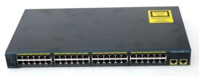 NEW CISCO SYSTEMS CATALYST C2960 SERIES 48-PORT ETHERNET SWITCH WS-C2960-48TT-L - Image 1 of 4