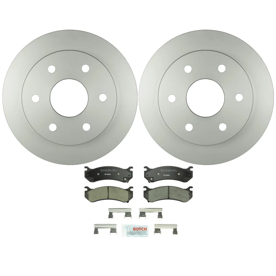 Kit de 2 pastillas de freno de disco de cerámica y rotor ventilado delantero Bosch 294 mm para Chevrolet GMC Foto 1 de 1