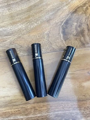 LANCOME 3 x Lancom Mascara Noir Hypnotic Travel Size 2ml black unboxed-No seal