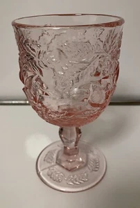 Madonna Inn Flat Rose 6,5" Wasserglaskelch - LG Wright - Medium Pink LESEN - Bild 1 von 2