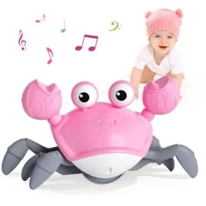 Baby Girl Toys Toddler Gifts: Tummy Time Crawling Crab Baby Toys 6 7 8 9 10 11 - Picture 1 of 8