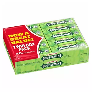 Wrigley's Doublemint Chewing Gum (40 Packs) - Picture 1 of 1
