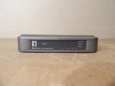 Switch Ethernet desktop LevelOne GSW-0506 3.0 5 x 10/100/1000 - alimentatore ... - Immagine 1 di 4