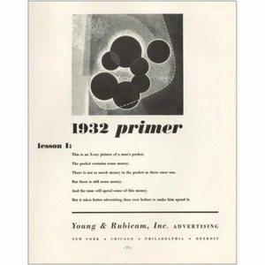 1932 Young & Rubicam: 1932 Primer Vintage Print Ad - Picture 1 of 1