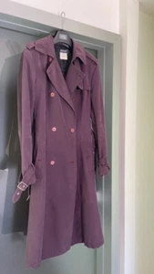 Trench cappotto foderato Versace jeans Couture tg L prugna viola - Imagen 1 de 6