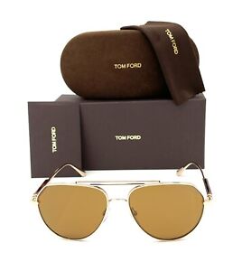 Tom Ford ANDES FT0670 28E Rose Gold /  Brown 61mm  Sunglasses TF0670