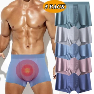 Magnetic Underwear Men's Energetic Massage Magnetic Comfortable Soft Breathable - Picture 1 of 14